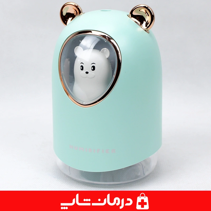 روطوبت ساز و بخور سرد mengchong x6 حجم 300ml رنگ سبز بخور سرد گربه ای کوچک کالا پزشکی 20