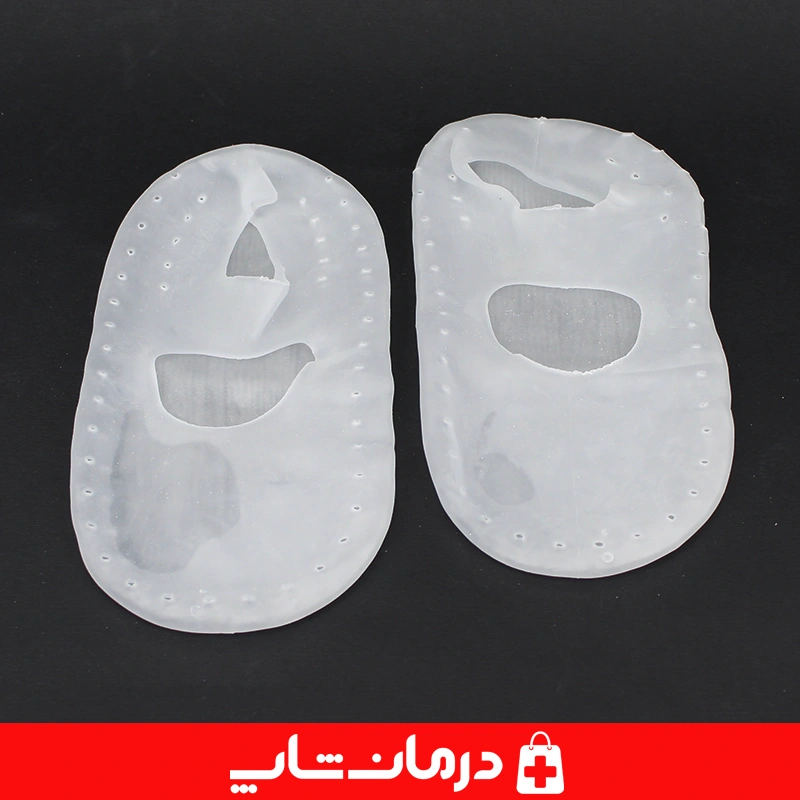 جوراب سیلیکونی سایز لارج ریلکس فوت relax foot جوراب ژله ای ترک پا 4