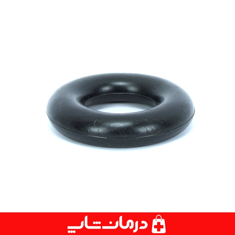 حلقه لاستیکی دست سایز 9CM حلقه مچ دست لاستیکی مشکی 7
