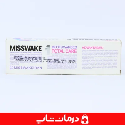 خمیر-دندان-میسویک-misswake-حاوی-فلوراید-خمیر-دندان-سفید-کننده-آنتی-باکتریال-ضد-پلاک-دندان-پزشکی