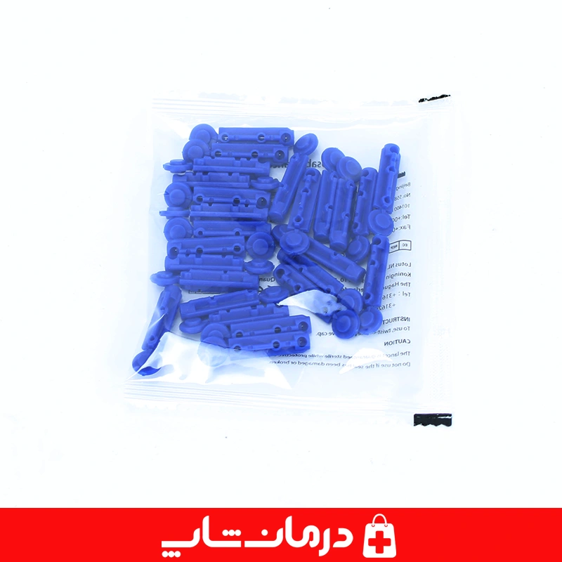 دستگاه قند خون دیابان diaban دستگاه تست قند خون مدل 1000 smm با 25 عدد نوار تست قند 6