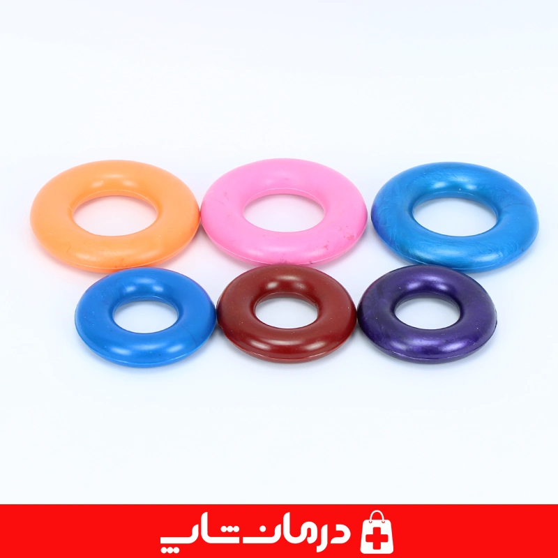 لاستیک تقویت مچ سایز کوچک حلقه تقویت دست آبی 3
