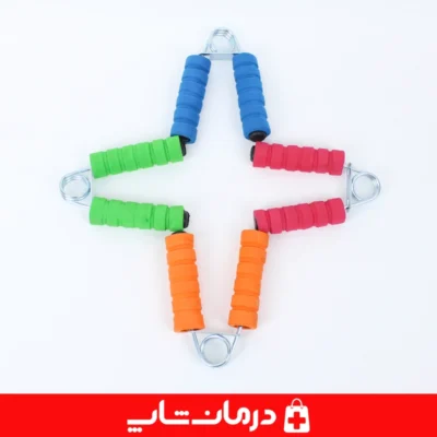 دست ورز فنری تقویت مچ تو ام دی 2MD برای تمرین عضلات دست و مچ با طراحی ارگونومیک فلزی و دسته اسفنجی