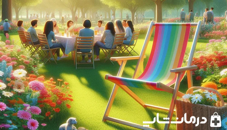 صندلی-برزنتی-تاشو-مقاوم-فلزی-برای-سفر-طبیعت-گردی
