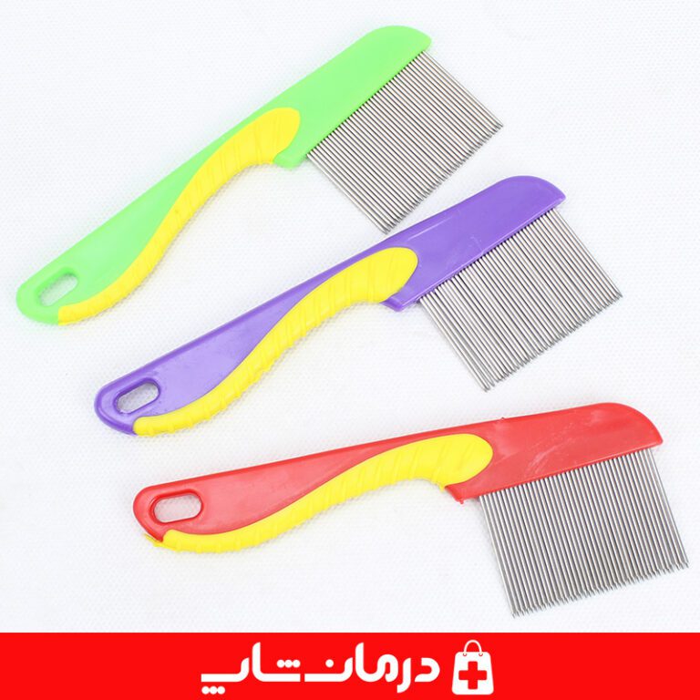 شانه-شپشگیر-پلاستیکی-با-دسته-ارگونومیک-برای-استفاده-روزانه-و-بهداشتی