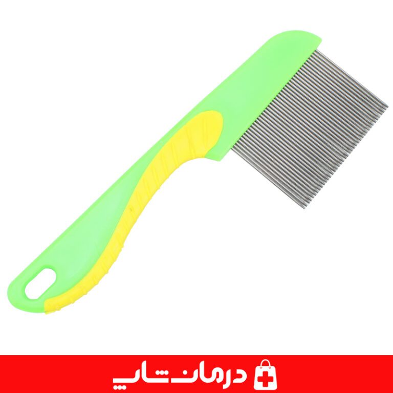 شانه-شپشگیر-فلزی-با-دندانه-های-ضد-زنگ-برای-کارایی-بیشتر-در-استفاده-مکرر