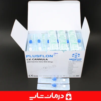 آموزش-استفاده-از-آنژوکت-آبی-گیج-22-برند-مدی-پلاس-مرحله-به-مرحله