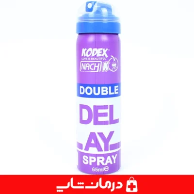 اسپری-تاخیری-کدکس-مدل-Double-Delay-نمای-جلویی-بطری-فلزی-۶۵-میلی‌لیتر-برای-زودانزالی