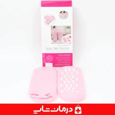 جوراب-سیلیکونی-پارچه-ای-دکتر-لوکس-درمان-ترک-پاشنه-پا-آبرسانی-پوست-نرمی-کف-پا