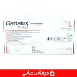 دستکش-مشکی-معاینه-بدون-پودر-گاماتکس-سایز-لارج-ضد-حساسیت