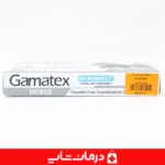 دستکش-نیتریل-گاماتکس-یکبارمصرف-بدون-پودر-رنگ-آبی-سایز-متوسط-مناسب-پزشکی