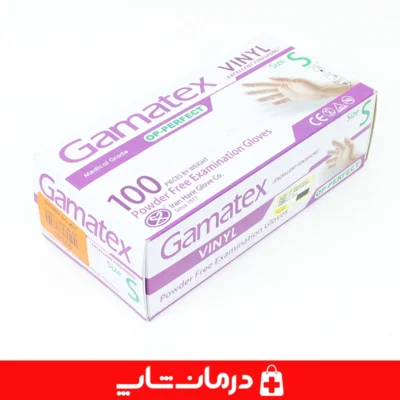 دستکش-گاماتکس-وینیل-op-perfect-مناسب-معاینه-پزشکی-ساخت-ایران-حریر-بدون-پودر