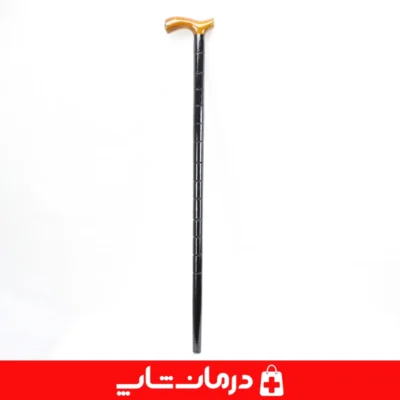عصا-چوبی-سنتی-چوبین-طب-رنگ-مشکی-با-دسته-ارگونومیک-برای-سالمندان-زن-و-مرد