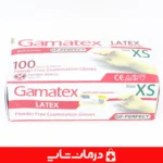 دستکش-لاتکس-بدون-پودر-گاماتکس-op-مناسب-معاینه-پزشکی-و-دندانپزشکی-حساسیت-زا-نیست