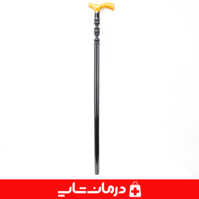 عصای چوبی پیاده‌ روی سالمندان مقاوم-و-سبک-برای-سالمندان-برند-سالم-یار
