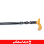 عصای چوبی پیاده‌ روی سالمندان-مقاوم-با-دسته-ارگونومیک-سالم-یار